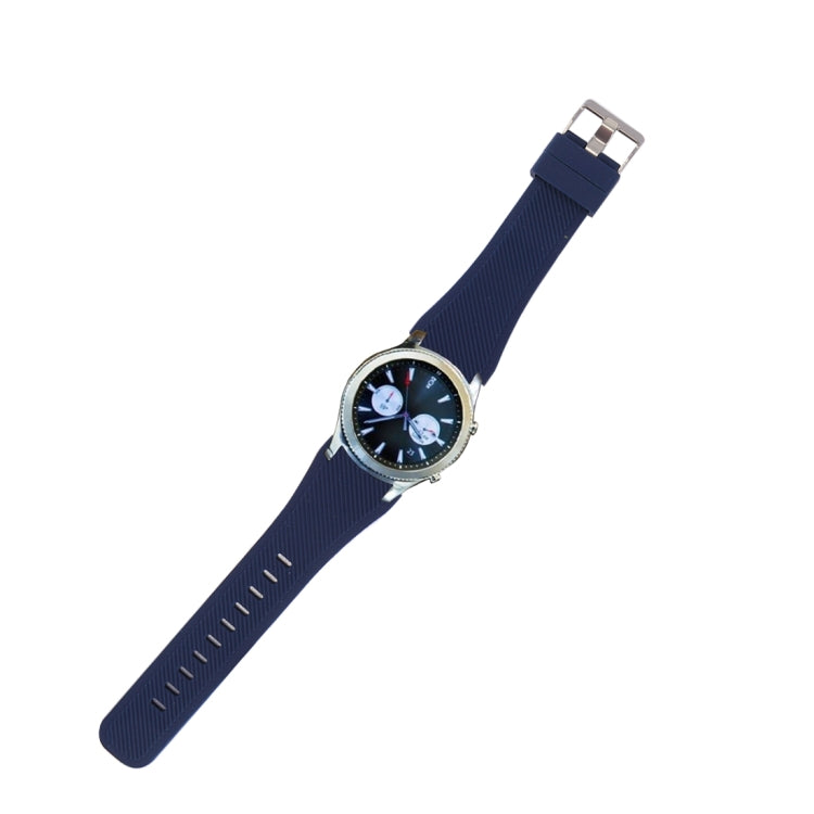 For Samsung Gear S3 Classic Smart Watch Silicone Watchband, Length: about 22.4cm, CA5541AG, CA5541B, CA5541D, CA5541E, CA5541G, CA5541P, CA5541R, CA5541W, CA5541Y, CA5541I For Samsung Gear S3 Classic Smart Watch Silicone Watchband, Length: about 22.4cm, CA5541AG, CA5541B, CA5541D, CA5541E, CA5541G, CA5541P, CA5541R, CA5541W, CA5541Y, CA5541I