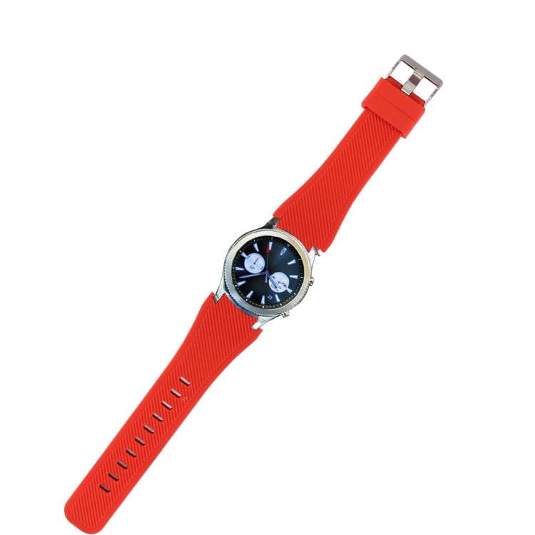 For Samsung Gear S3 Classic Smart Watch Silicone Watchband, Length: about 22.4cm, CA5541AG, CA5541B, CA5541D, CA5541E, CA5541G, CA5541P, CA5541R, CA5541W, CA5541Y, CA5541I For Samsung Gear S3 Classic Smart Watch Silicone Watchband, Length: about 22.4cm, CA5541AG, CA5541B, CA5541D, CA5541E, CA5541G, CA5541P, CA5541R, CA5541W, CA5541Y, CA5541I