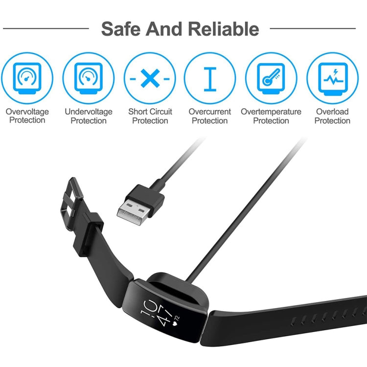 1A 5V ABS USB-Ladegerät für Fitbit Inspire / Inspire HR, Kabellänge: 15cm 1A 5V ABS USB-Ladegerät für Fitbit Inspire / Inspire HR, Kabellänge: 15cm