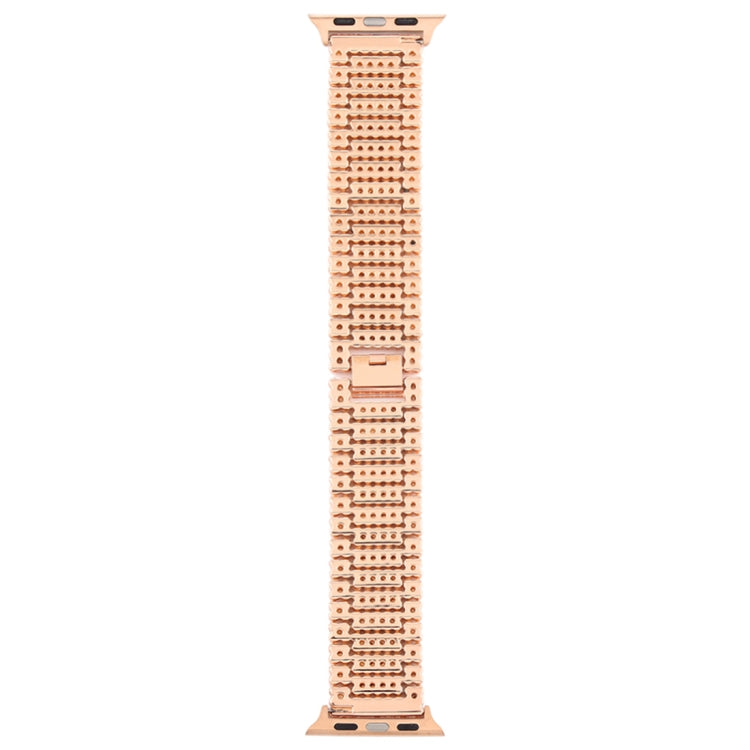 For Apple Watch Series 7 41mm / 6 & SE & 5 & 4 40mm / 3 & 2 & 1 38mm Nine Beads Stainless Steel Wrist Strap Watch Band For Apple Watch Series 7 41mm / 6 & SE & 5 & 4 40mm / 3 & 2 & 1 38mm Nine Beads Stainless Steel Wrist Strap Watch Band