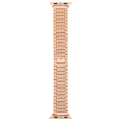 For Apple Watch Series 7 41mm / 6 & SE & 5 & 4 40mm / 3 & 2 & 1 38mm Nine Beads Stainless Steel Wrist Strap Watch Band