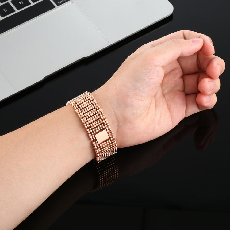For Apple Watch Series 7 41mm / 6 & SE & 5 & 4 40mm / 3 & 2 & 1 38mm Nine Beads Stainless Steel Wrist Strap Watch Band For Apple Watch Series 7 41mm / 6 & SE & 5 & 4 40mm / 3 & 2 & 1 38mm Nine Beads Stainless Steel Wrist Strap Watch Band