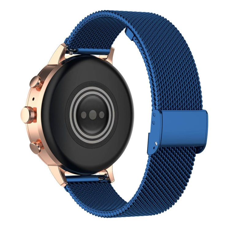 Correa de reloj de malla metálica de 18 mm para Fossil Female Sport / Charter HR / Gen 4 Q Venture HR Correa de reloj de malla metálica de 18 mm para Fossil Female Sport / Charter HR / Gen 4 Q Venture HR