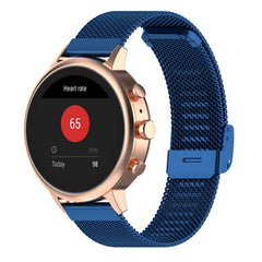 Correa de reloj de malla metálica de 18 mm para Fossil Female Sport / Charter HR / Gen 4 Q Venture HR