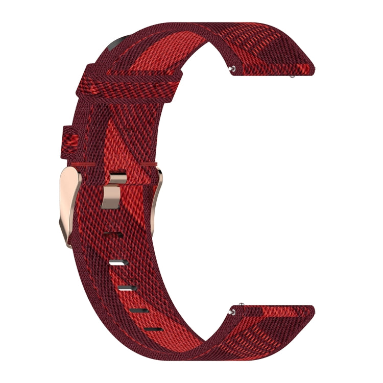 22mm Stripe Weave Nylon Wrist Strap Watch Band for Fossil Hybrid Smartwatch HR, Male Gen 4 Explorist HR & Sport 22mm Stripe Weave Nylon Wrist Strap Watch Band for Fossil Hybrid Smartwatch HR, Male Gen 4 Explorist HR & Sport