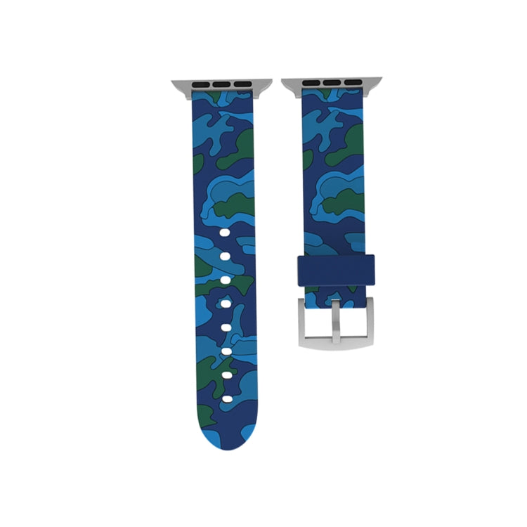 For Apple Watch Series 3 & 2 & 1 38mm Fashion Camouflage Pattern Silicone Watch Band For Apple Watch Series 3 & 2 & 1 38mm Fashion Camouflage Pattern Silicone Watch Band