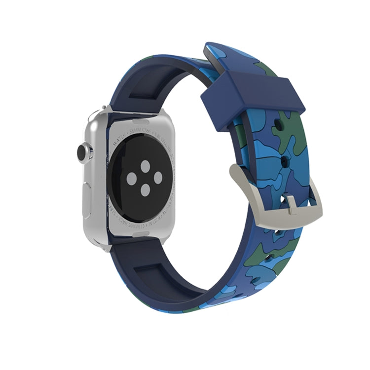 For Apple Watch Series 3 & 2 & 1 38mm Fashion Camouflage Pattern Silicone Watch Band For Apple Watch Series 3 & 2 & 1 38mm Fashion Camouflage Pattern Silicone Watch Band