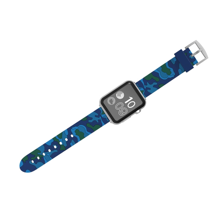For Apple Watch Series 3 & 2 & 1 38mm Fashion Camouflage Pattern Silicone Watch Band For Apple Watch Series 3 & 2 & 1 38mm Fashion Camouflage Pattern Silicone Watch Band