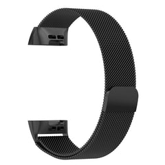 Correa de reloj con imán de acero inoxidable para FITBIT Charge 3, tamaño pequeño, 187 x 18 mm