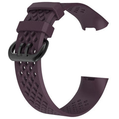 Square Hole Adjustable Sport Watch Band for FITBIT Charge 3