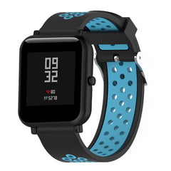 Double Colour Silicone Sport Watch Band for Xiaomi Huami Amazfit Bip Lite Version 20mm