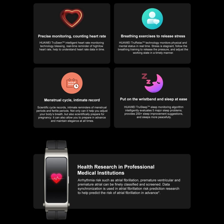 Original Huawei TalkBand B7 Smart Bracelet, 1.53 inch Screen, Support Bluetooth Call / Heart Rate / Blood Oxygen / Sleep Monitoring Original Huawei TalkBand B7 Smart Bracelet, 1.53 inch Screen, Support Bluetooth Call / Heart Rate / Blood Oxygen / Sleep Monitoring