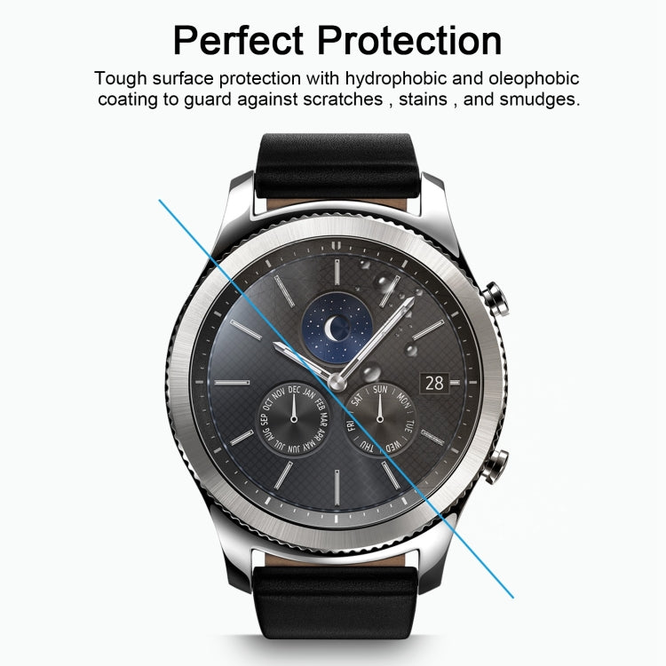 2 PCS ENKAY Hat-Prince for Samsung Gear S3  Smart Watch 0.2mm 9H Surface Hardness 2.15D Explosion-proof Tempered Glass Screen Film 2 PCS ENKAY Hat-Prince for Samsung Gear S3  Smart Watch 0.2mm 9H Surface Hardness 2.15D Explosion-proof Tempered Glass Screen Film