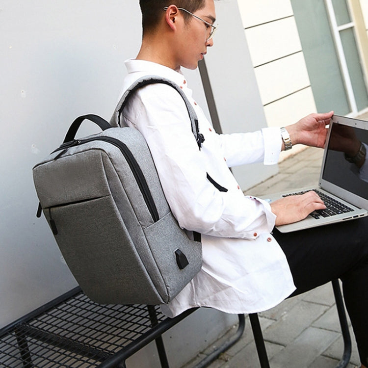 POFOKO Large-capacity Waterproof Oxford Cloth Business Casual Backpack with External USB Charging Design for 15.6 inch Laptops POFOKO Large-capacity Waterproof Oxford Cloth Business Casual Backpack with External USB Charging Design for 15.6 inch Laptops