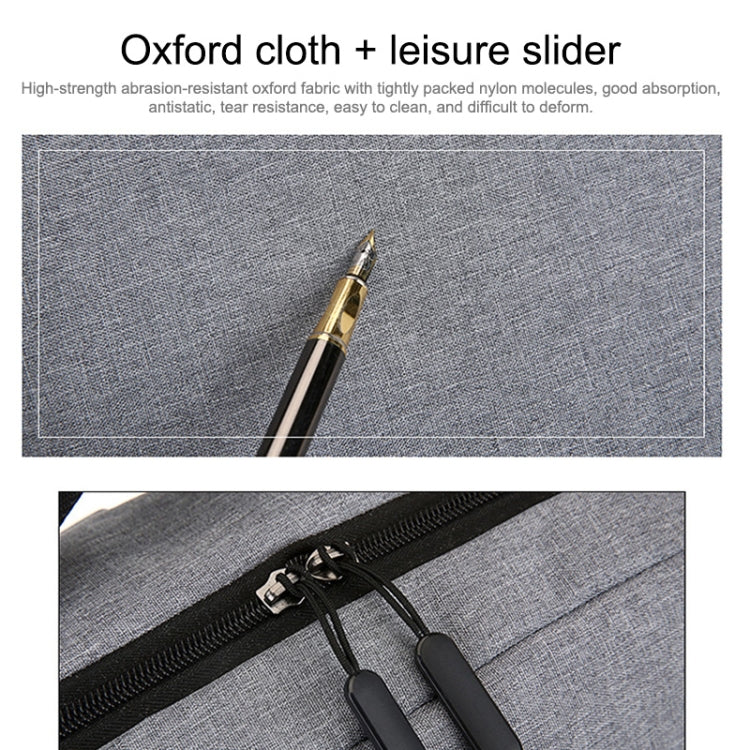 POFOKO Large-capacity Waterproof Oxford Cloth Business Casual Backpack with External USB Charging Design for 15.6 inch Laptops POFOKO Large-capacity Waterproof Oxford Cloth Business Casual Backpack with External USB Charging Design for 15.6 inch Laptops