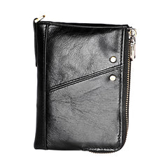 3533 Antimagnetic RFID Top-grain Leather Crazy Horse Texture Men Business Leisure Wallet