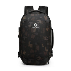 Ozuko 9216 Large Capacity Male Waterproof Business Outdoor Travel Shoulder Backpack Size: Large, 20 Inch