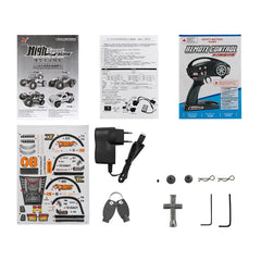 FY-08 Brushless Version 2.4G Remote Control Off-road Vehicle 1:12 Four-wheel Drive Short Truck High-speed Remote Control Car, EU Plug