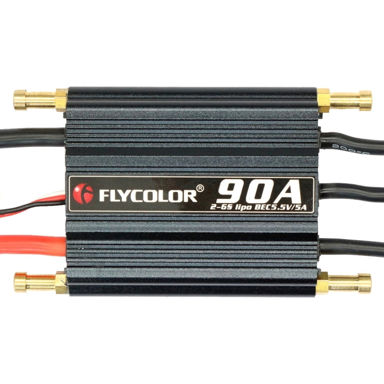Flycolor Flymoster Series 90A 2-6S Waterproof Electronic Speed Controller for RC Boat, 90A 2-6S Flycolor Flymoster Series 90A 2-6S Waterproof Electronic Speed Controller for RC Boat, 90A 2-6S