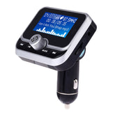 BC32 Dual USB Charging Bluetooth Hand-free Car Charger FM Transmitter MP3 Music Player Car Kit, Support Hands-Free Call & Micro SD Recording & Voltage Detection, BC32