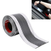 Universal Electroplate Carbon Fibre Car Door Threshold Decoration Strip Decorative Sticker, Size : 5CM x 2M