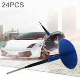 24 PCS 6mm Mushroom Nail-tyre Film Tyre Cold Patch Film Rubber Tire Repair Kit, 6mm