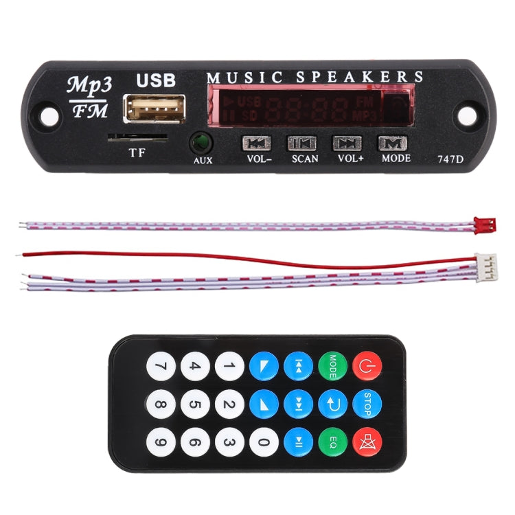 Car 12V Audio Bluetooth MP3 Player Decoder Board FM Radio TF USB 3.5 mm AUX, without Recording Car 12V Audio Bluetooth MP3 Player Decoder Board FM Radio TF USB 3.5 mm AUX, without Recording