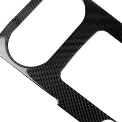 3 PCS Car Carbon Fiber Gear Panel Decorative Sticker for Audi A3, Left Driving