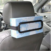 YQ-098 Vehicle Car Hanging Tissue Box Holder,Black