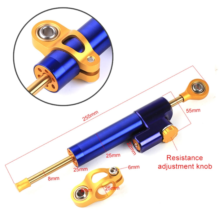 Motorcycle Handlebar Universal Shock Absorber Direction Damper Steering Stabilizer Damper Accessories Motorcycle Handlebar Universal Shock Absorber Direction Damper Steering Stabilizer Damper Accessories