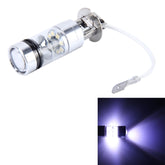 H3 100W 850 LM 7000K 20 SMD-2828-LEDs Car Fog Lights, DC 12-24V