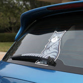Vehicle Car Rear Windshield Window Wiper Reflective Self-Adhesive Cat Moving Tail Vinyl Decal Sticker