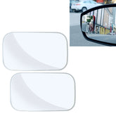 3R-054 2 PCS Car Truck Square Blind Spot Rear View Wide Angle Mirror Blind Spot Mirror 360 Degree Adjustable Wide-angle Mirror, Size: 7*4cm, Size: 7*4cm