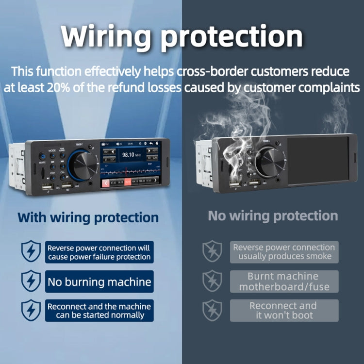 SWM-7805C 4.1 inch Touch Screen Universal Car Radio Receiver MP5 Player, Support FM & Bluetooth & TF Card with Remote Control SWM-7805C 4.1 inch Touch Screen Universal Car Radio Receiver MP5 Player, Support FM & Bluetooth & TF Card with Remote Control