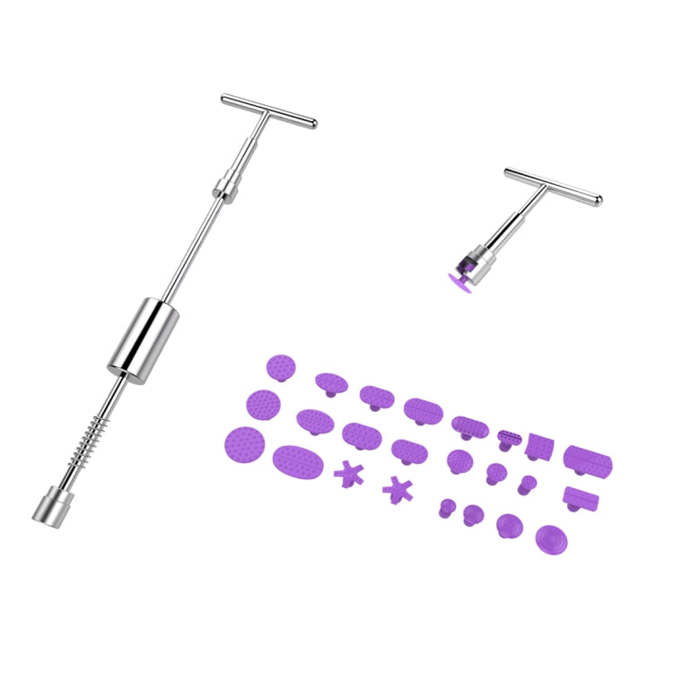 Auto Repair Body Tool Kit PDR Dent Paintless Repair Tools Dent Puller Slide Hammer Reverse Hammer Aluminum Suction Cups for Dent, Without Red T handle Auto Repair Body Tool Kit PDR Dent Paintless Repair Tools Dent Puller Slide Hammer Reverse Hammer Aluminum Suction Cups for Dent, Without Red T handle