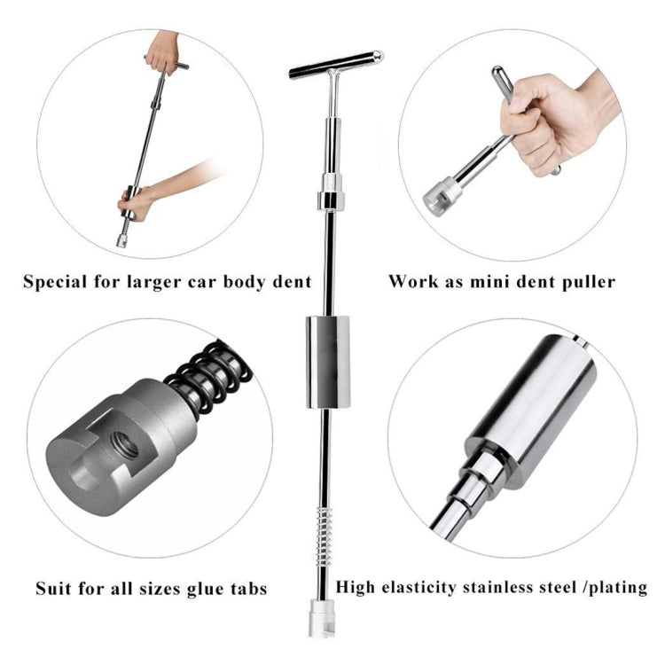 Auto Repair Body Tool Kit PDR Dent Paintless Repair Tools Dent Puller Slide Hammer Reverse Hammer Aluminum Suction Cups for Dent, Without Red T handle Auto Repair Body Tool Kit PDR Dent Paintless Repair Tools Dent Puller Slide Hammer Reverse Hammer Aluminum Suction Cups for Dent, Without Red T handle