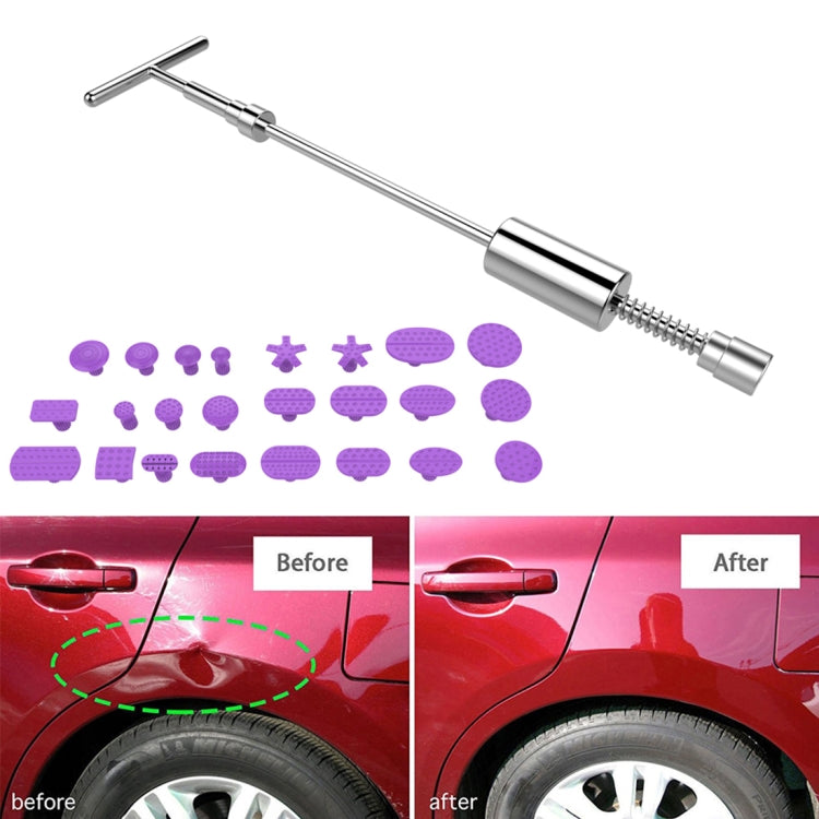 Auto Repair Body Tool Kit PDR Dent Paintless Repair Tools Dent Puller Slide Hammer Reverse Hammer Aluminum Suction Cups for Dent, Without Red T handle Auto Repair Body Tool Kit PDR Dent Paintless Repair Tools Dent Puller Slide Hammer Reverse Hammer Aluminum Suction Cups for Dent, Without Red T handle