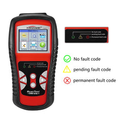 KONNWEI KW830 OBDII / CAN Car Auto Diagnostic Scan Tools Auto Scan Adapter Scan Tool Supports 8 Languages and 6 Protocols (Can Also Detect Battery and Voltage, Only Detect 12V Gasoline Car)