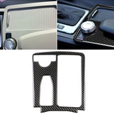 Car Carbon Fiber Left Drive Gear Position Panel Decorative Sticker for Mercedes-Benz W204 2007-2013 / W212 2010-2012
