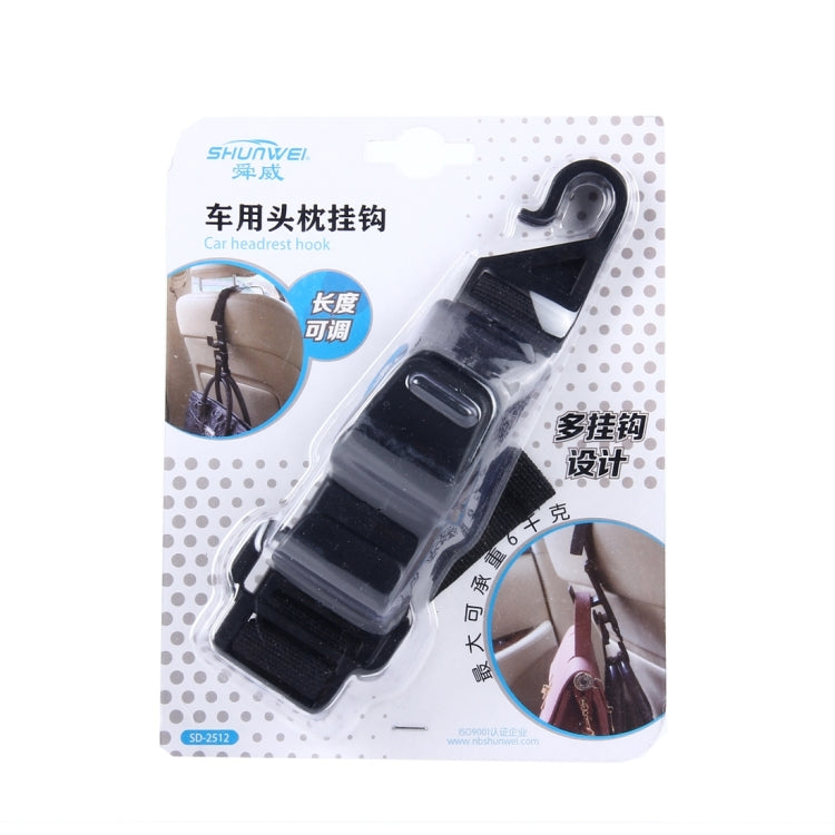 SHUNWEI SD-2512 Car Headrest Hook Universal Adjustable Car Back Seat Headrest Hanger Holder Hook for Bag Purse Cloth Grocery, SD-2512 SHUNWEI SD-2512 Car Headrest Hook Universal Adjustable Car Back Seat Headrest Hanger Holder Hook for Bag Purse Cloth Grocery, SD-2512
