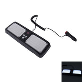 High qulaity DC 12V,9W LED Waterproof Car Sunshade White Light Warning Lights Strobe Emergency Lights Flashing Light with 12 Kinds Flash Patterns