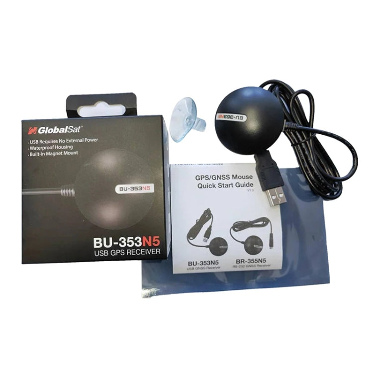 BU-353N5 USB Interface G Mouse GPS Receiver SiRF Star IV Module, BU-353N5 BU-353N5 USB Interface G Mouse GPS Receiver SiRF Star IV Module, BU-353N5