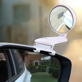 3R-095 Auxiliary Rear View Mirror Car Adjustable Blind Spot Mirror Wide Angle Auxiliary Rear View Side Mirror for Right Mirror, 3R-095 (White), 3R-095