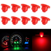 10PCS 2W T4.7 Wedge Instrument Panel LED Light Dashboard Gauge Cluster Indicator Lamp Bulb