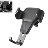 Litchi Texture Gravity Car Mount Phone Holder
