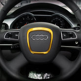 Car Auto Steering Wheel Decorative Ring Cover Trim Sticker Decoration for Audi