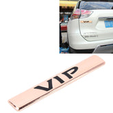 Auto VIP Sticker VIP Label Car Stickers 3D Metal Fashion VIP Logo Car Stickers,Size:9.5*1.5cm