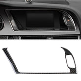Car Carbon Fiber Navigation Outer Frame Decorative Sticker for Audi A4L / A5 / Q5 2009-2016