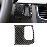 Car Carbon Fiber Key Panel Decorative Sticker for Audi A4L / A5 / Q5 2009-2016