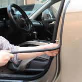 80cm B Shape Car Decorative Strip Rubber Chrome Decoration Strip Door Seal Window Seal